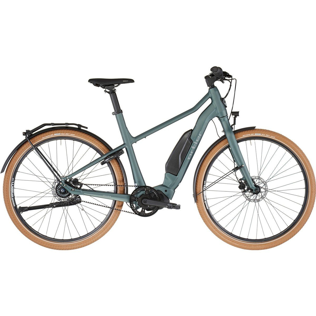 Elcykel hybrid Ortler E-Speeder 500 Matt Olive