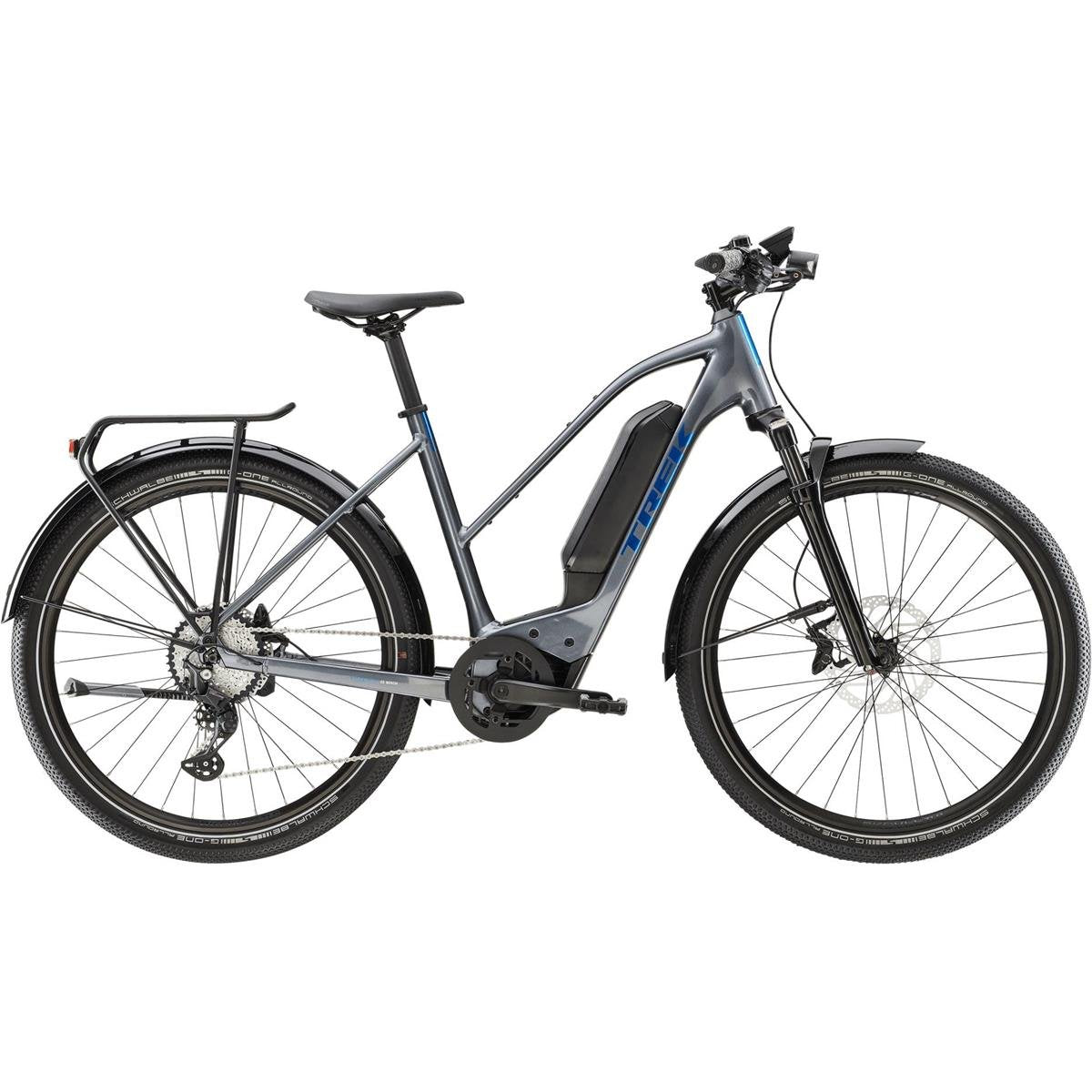 Elcykel Trek Dam Allant+ 6 Stagger 800wh Galactic Grey