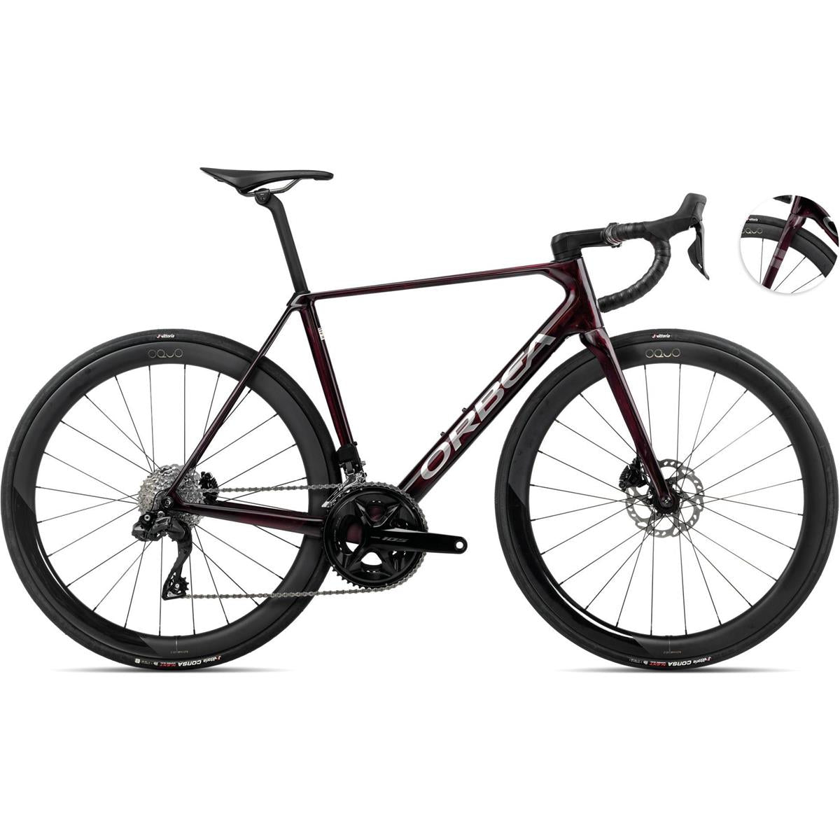 Racer Allround Orbea Orca M30iLTD PWR Wine Red Carbon View/Titanium