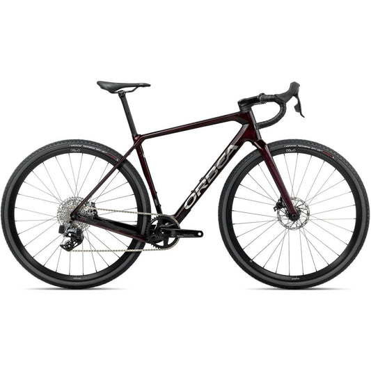 Gravel Bike Orbea Terra M31eTeam 1x Wine Red Carbon View