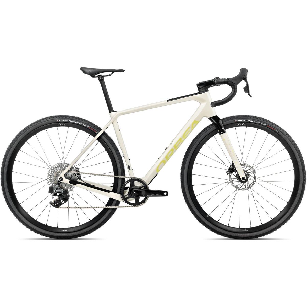 Gravel Bike Orbea Terra M31eTeam 1x Ivory White/Spicy Lime