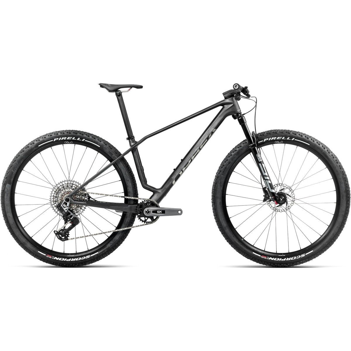 Hardtail MTB Orbea Alma M-Pro Diamond Carbon View