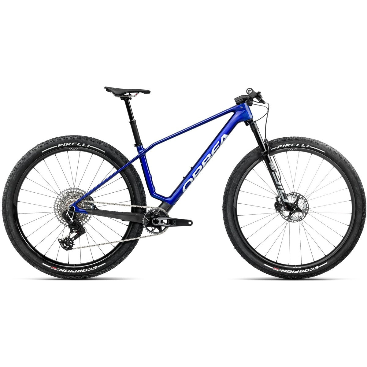 Hardtail MTB Orbea Alma M-Team AXS Cobalt Blue/Carbon Raw