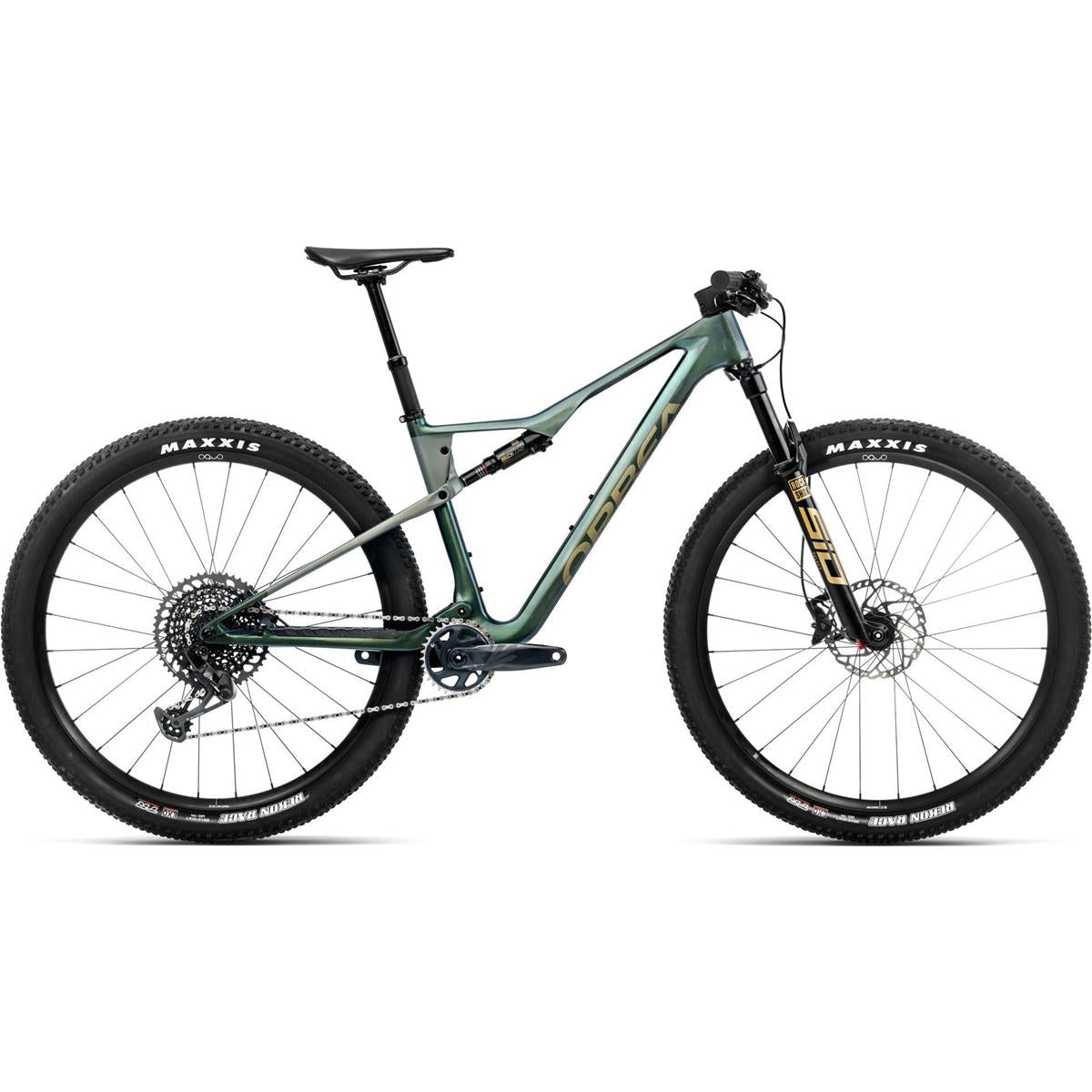 Heldämpad MTB Orbea Oiz M21 Seaweed Carbon View/Spaceship Green