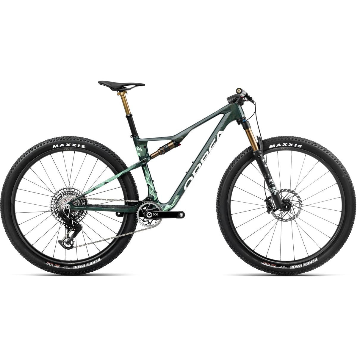 Heldämpad MTB Orbea Oiz M-LTD Oft Forest Green/Green Mint