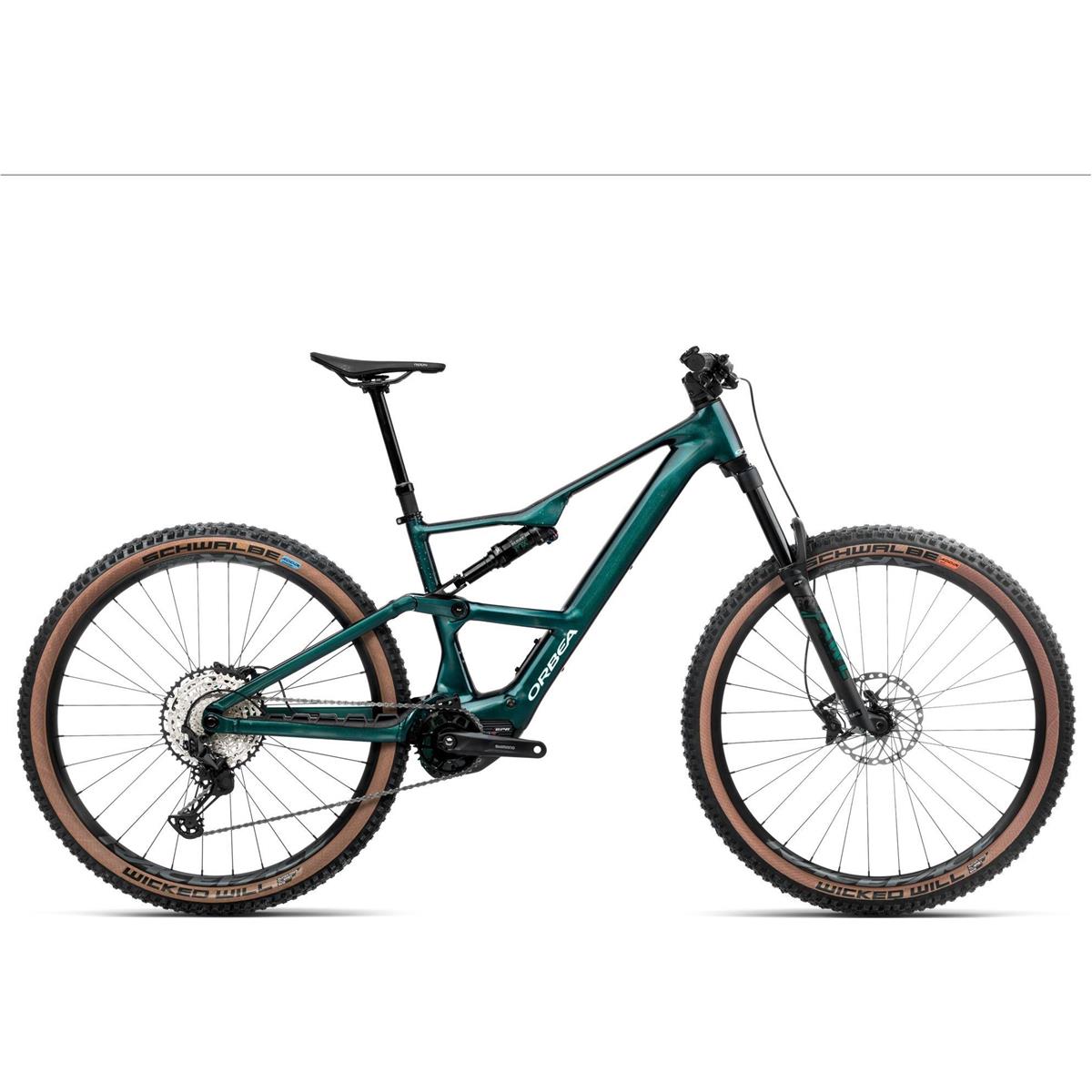EL MTB Orbea Rise SL H20 Escape Green/Splash Ice Green