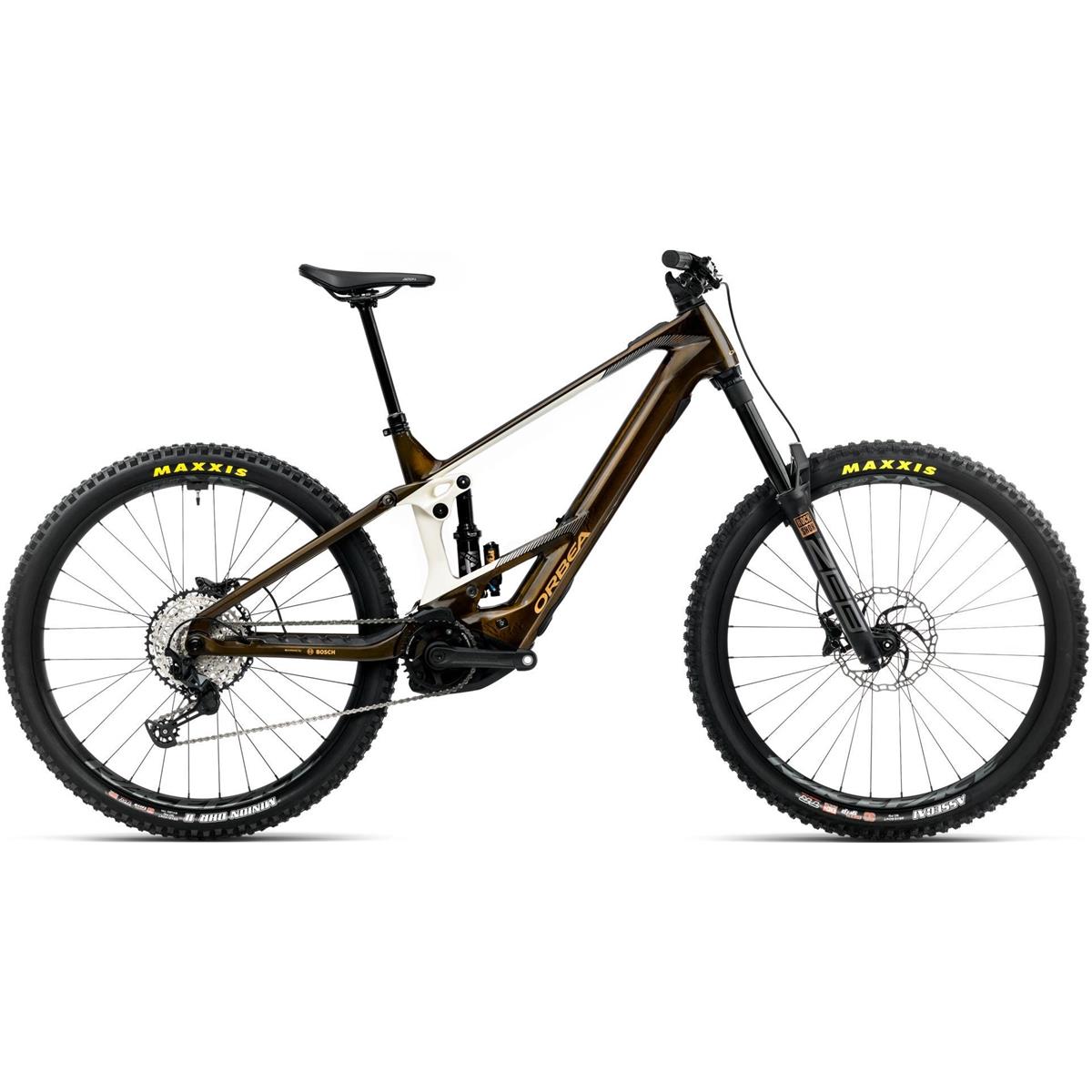 EL MTB Orbea Wild M20 Caramel Carbon View/Cream White
