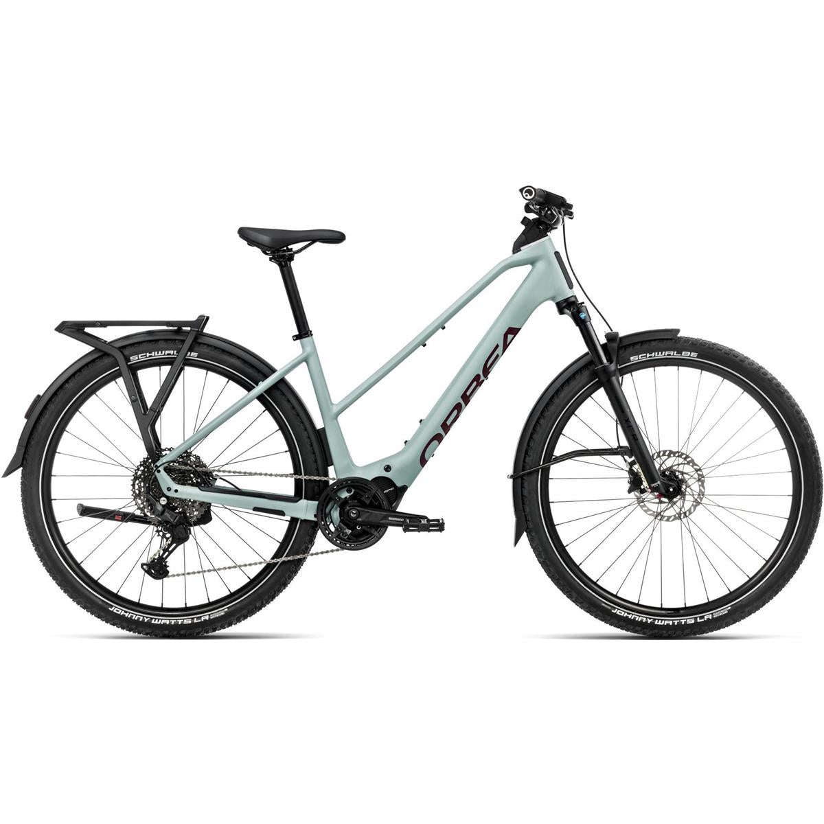 Elcykel Hybrid Orbea Kemen Adv 20 Mid Blue Stone/Brugundy