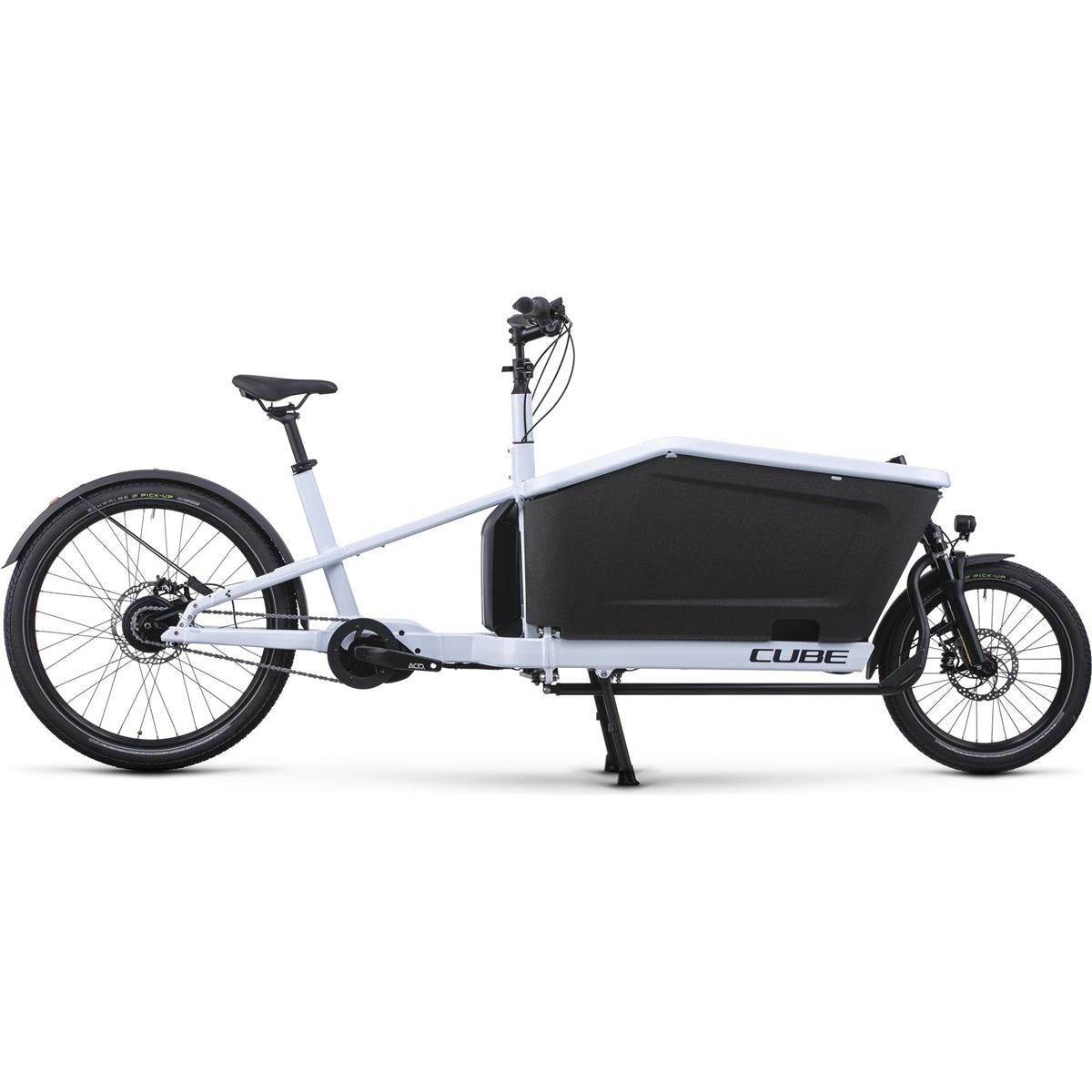 Lastcykel El Cube Cargo Hybrid 500Wh Flashwhite/Black