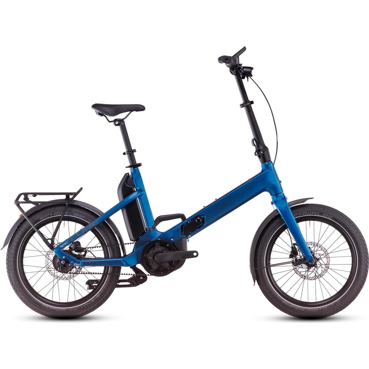 Elcykel Cube Fold Hybrid Comfort 500Wh Electricblue/Reflect