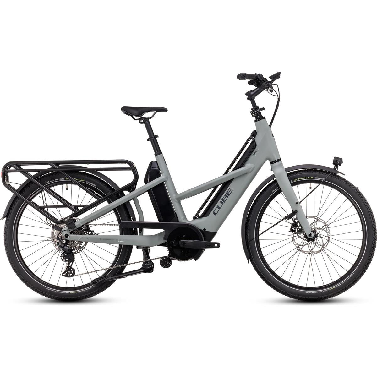 Lastcykel El Cube Longtail Sport Hybrid 725Wh Swampgrey/Reflex