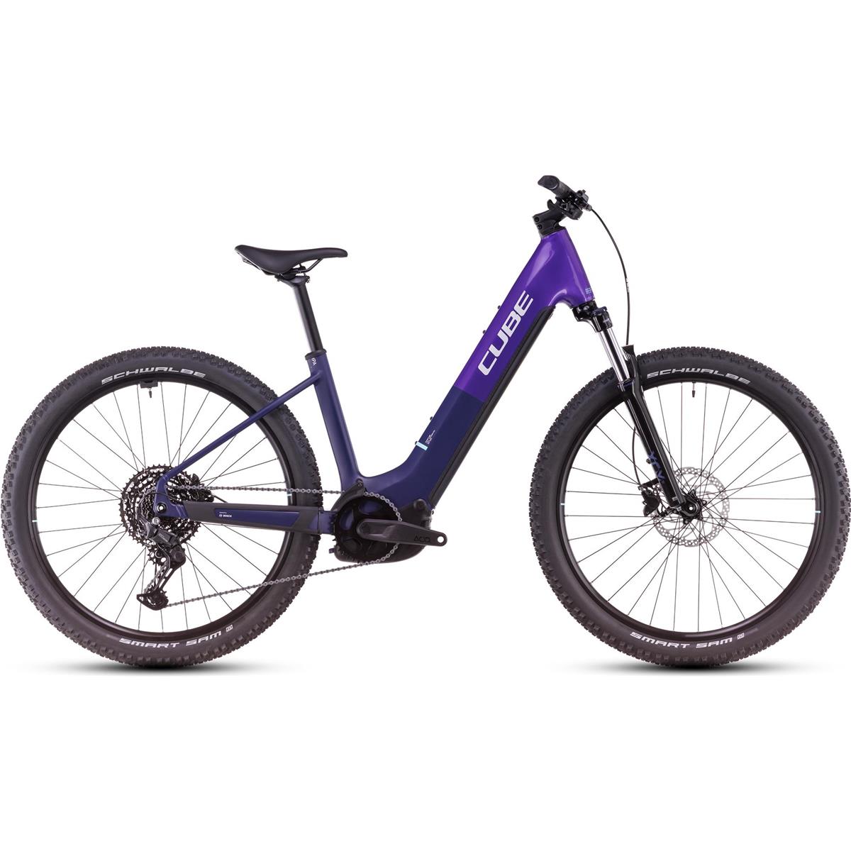 El MTB Cube Reaction Hybrid One 600Wh Low Orchid/Mint