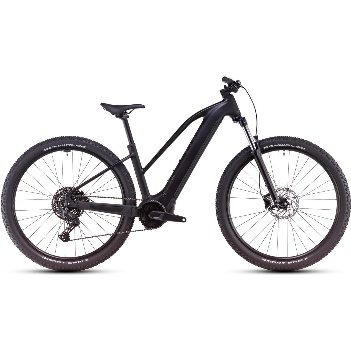 El MTB Cube Reaction Hybrid One 600Wh Mid Blackline