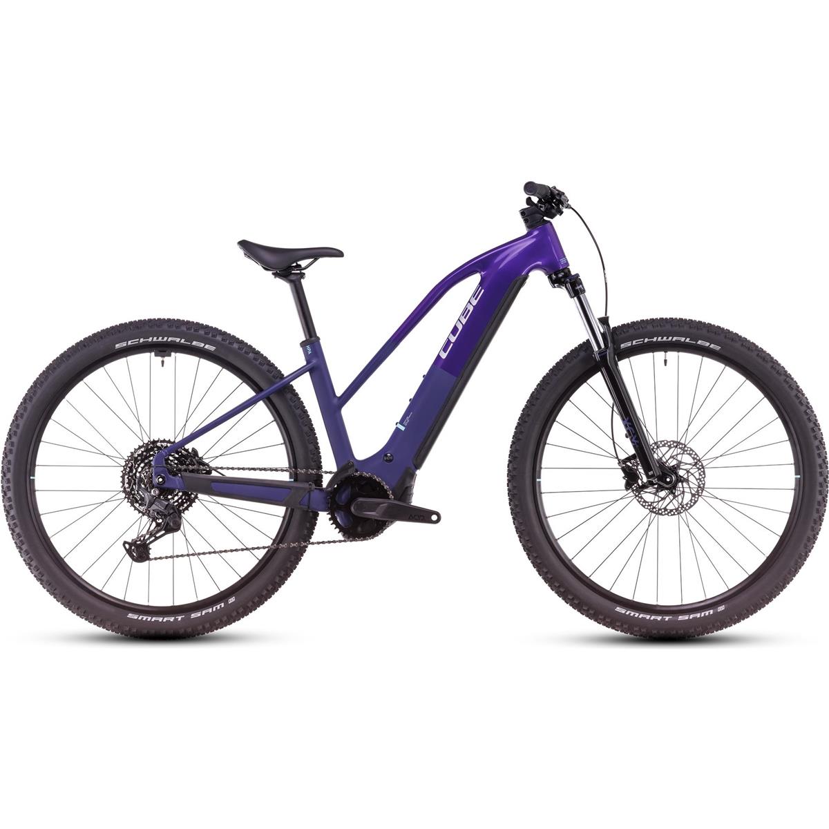 El MTB Cube Reaction Hybrid One 800Wh Mid Orchid/Mint