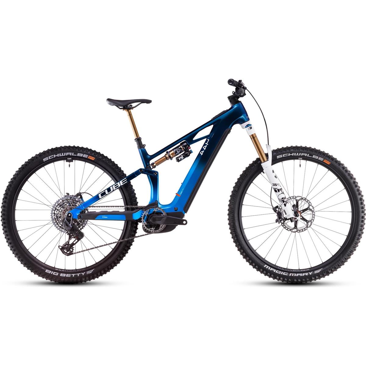El MTB Cube Stereo Hybrid One44 HPC AT 800Wh Actionteam
