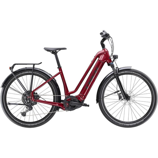 Elcykel Hybrid Trek Allant+ 7 Lowstep Gen 2 Crimson