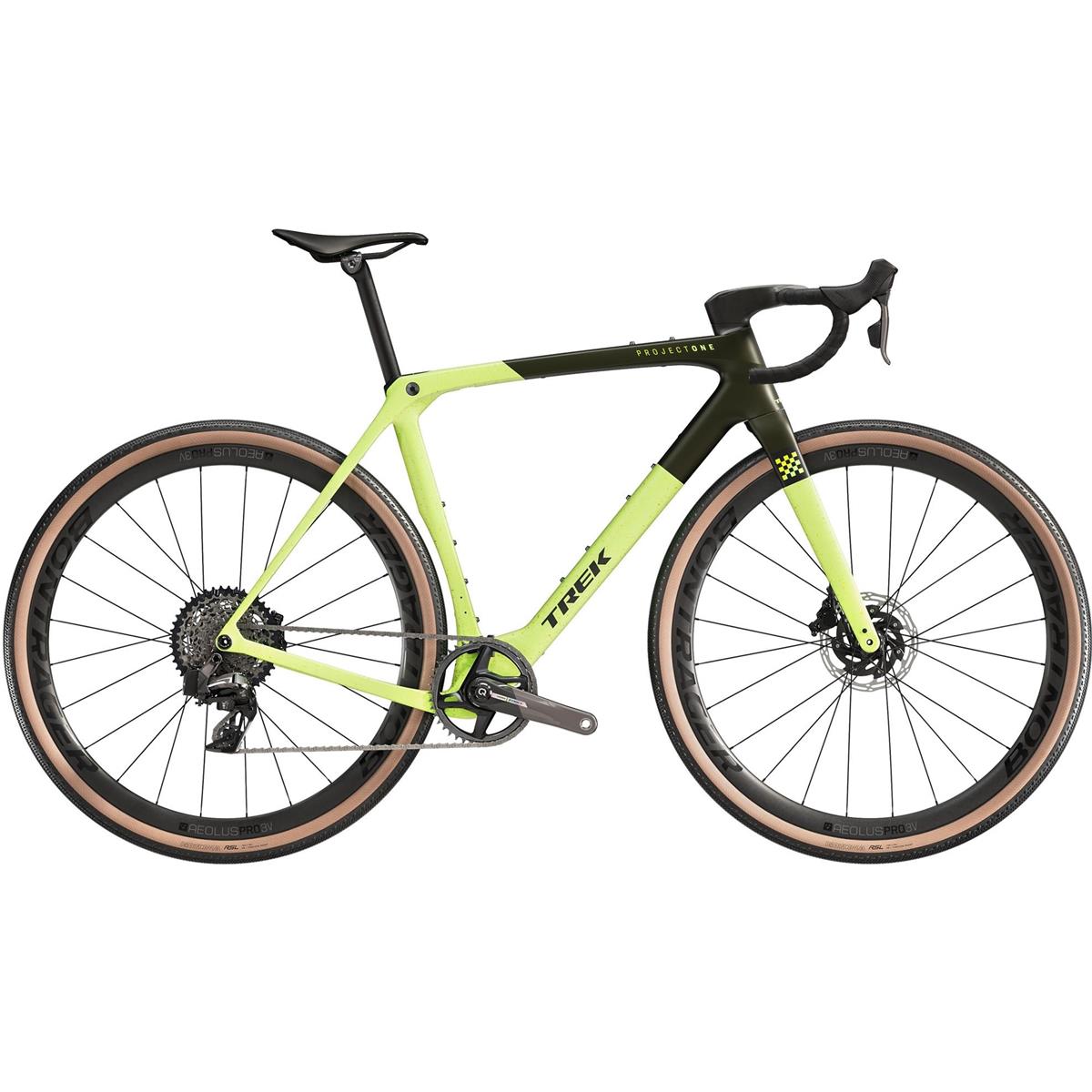 Gravel Bike Trek Checkmate SLR 7 AXS Olive Drab/Glowstick