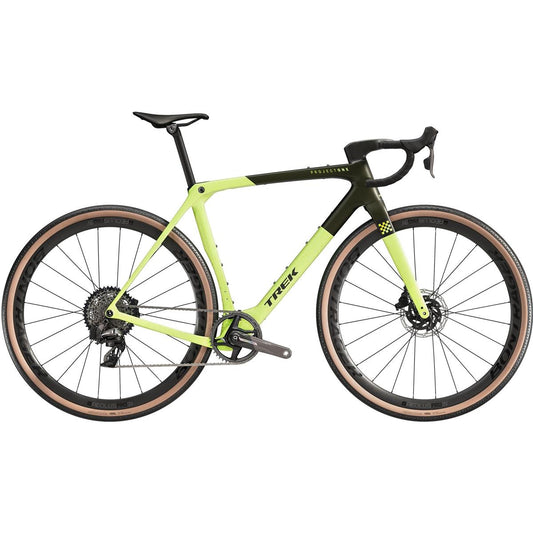 Gravel Bike Trek Checkmate SLR 7 AXS Olive Drab/Glowstick