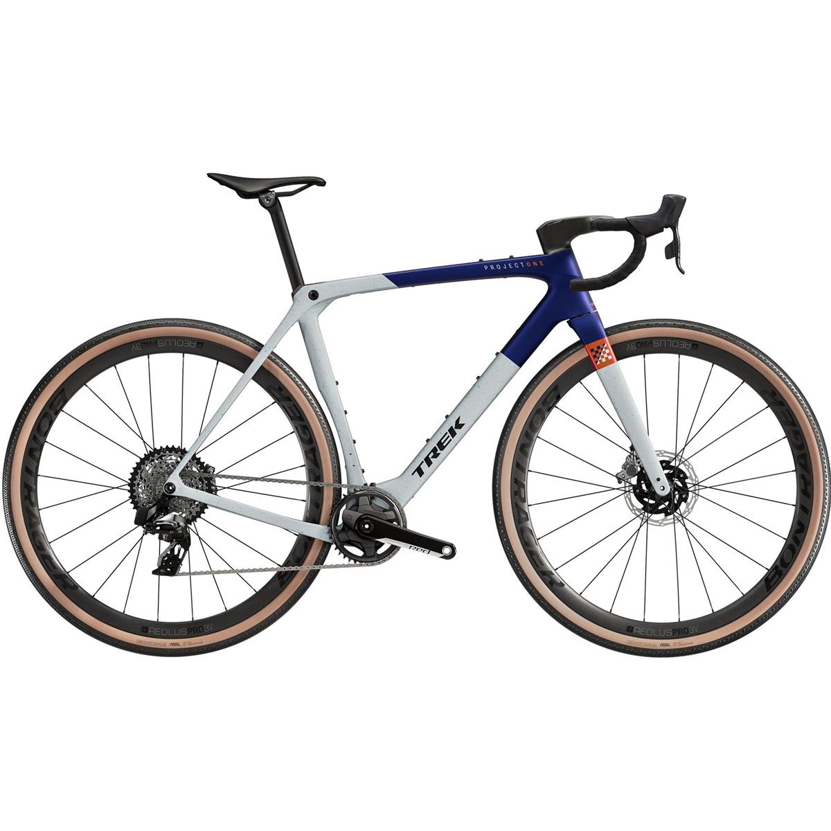 Gravel Bike Trek Checkmate SLR 8 AXS Matte Hex Blue/Plasma Grey Pearl