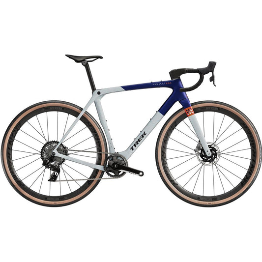 Gravel Bike Trek Checkmate SLR 8 AXS Matte Hex Blue/Plasma Grey Pearl