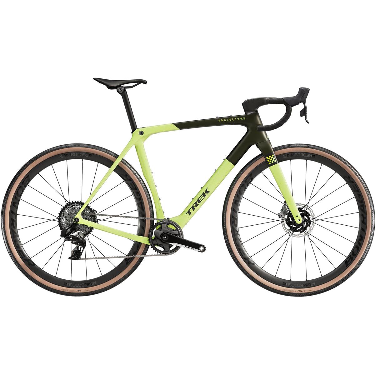 Gravel Bike Trek Checkmate SLR 8 AXS Olive Drab/Glowstick