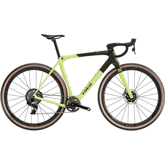 Gravel Bike Trek Checkmate SLR 8 AXS Olive Drab/Glowstick