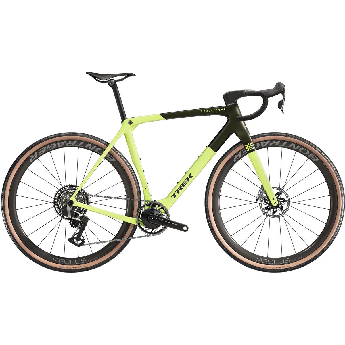 Gravel Bike Trek Checkmate SLR 9 AXS Olive Drab/Glowstick