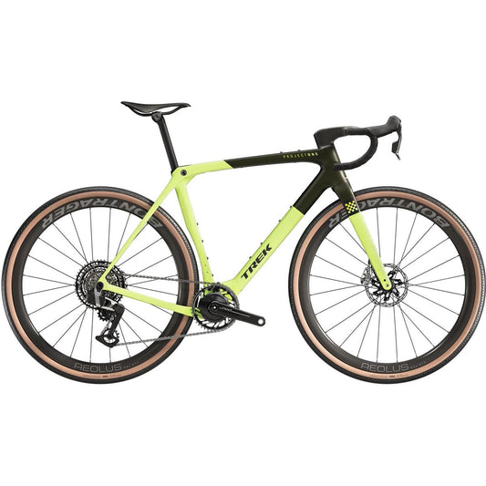 Gravel Bike Trek Checkmate SLR 9 AXS Olive Drab/Glowstick