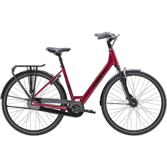 Cityhybrid Trek District 2 Lowstep Rage Red Satin