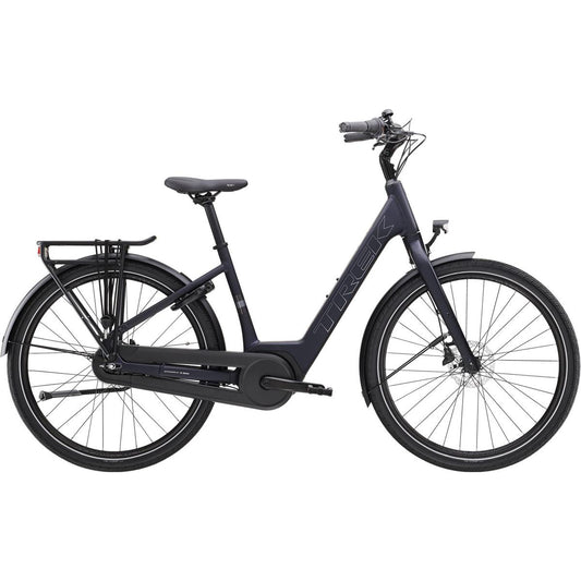 Elcykel Hybrid Trek District+ 1 Lowstep Matte Deep Dark Blue