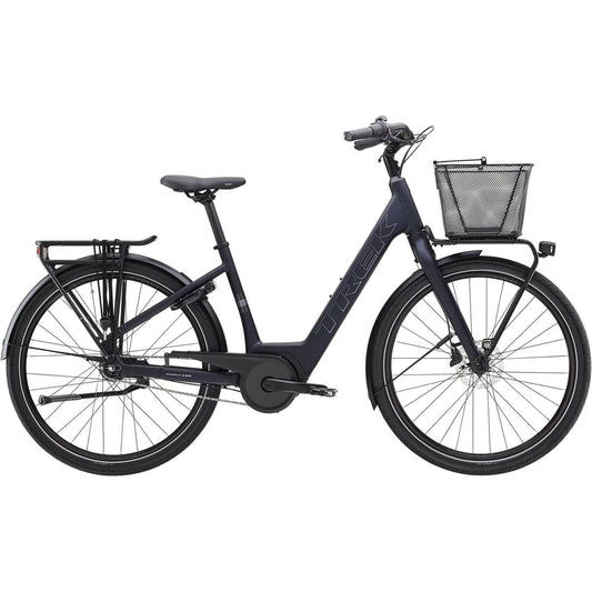 Elcykel Hybrid Trek District+ 1C Lowstep Matte Deep Dark Blue