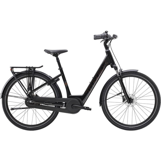 Elcykel Hybrid Trek District+ 2 Lowstep Trek Black