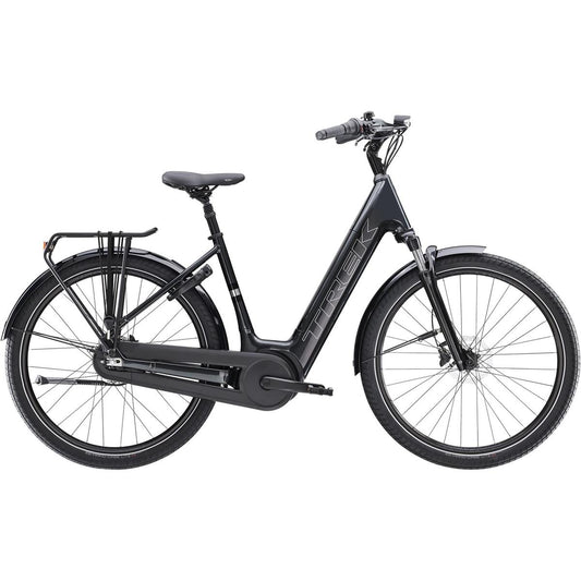Elcykel Hybrid Trek District+ 3 Lowstep 400Wh Lithium Grey