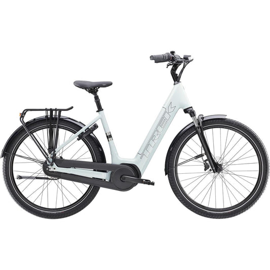 Elcykel Hybrid Trek District+ 3 Lowstep 400Wh Plasma Grey Pearl