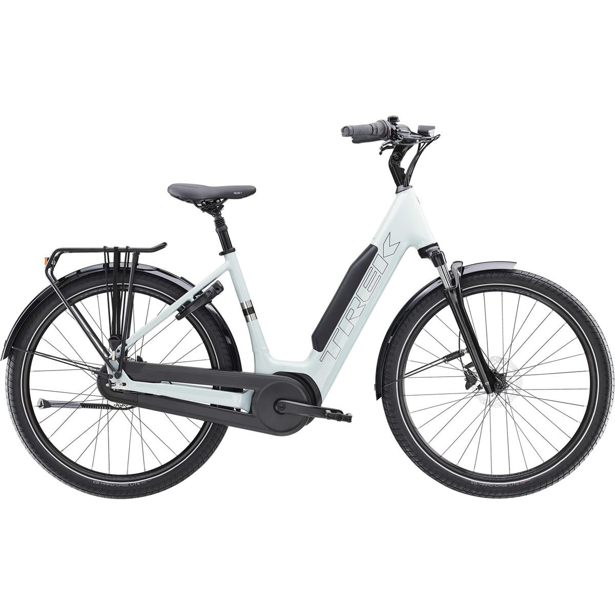 Elcykel Hybrid Trek District+ 3 Lowstep 725Wh Plasma Grey Pearl