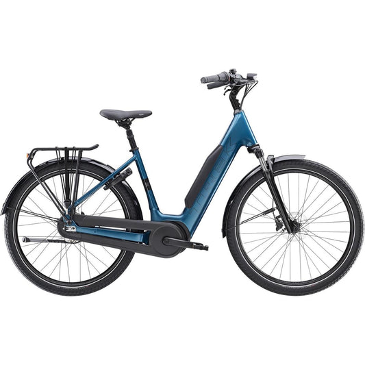 Elcykel Hybrid Trek District+ 3 Lowstep 800Wh Dark Aquatic