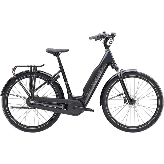 Elcykel Hybrid Trek District+ 3 Lowstep 800Wh Lithium Grey