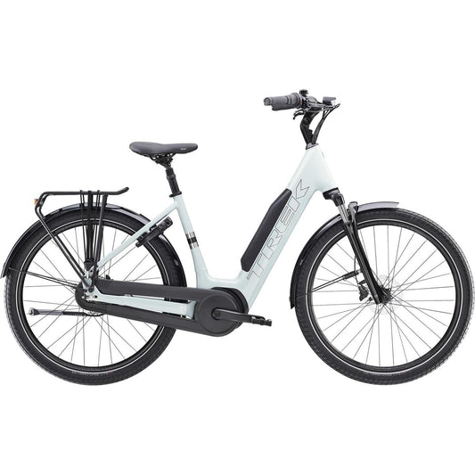 Elcykel Hybrid Trek District+ 3 Lowstep 800Wh Plasma Grey Pearl