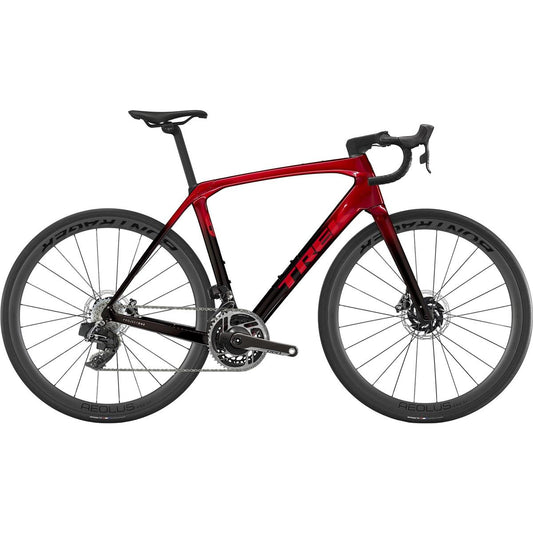 Racer Komfort Trek Domane SLR 8 AXS Gen 4 Metallic Red Smoke/Red Carbon Smoke