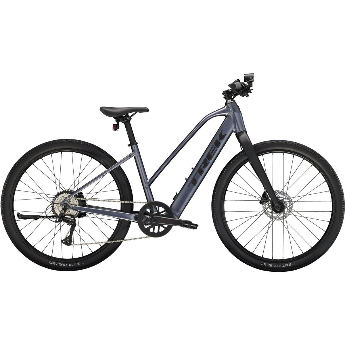 Elcykel Hybrid Trek Dual Sport+ 2 Stagger LT Galactic Grey