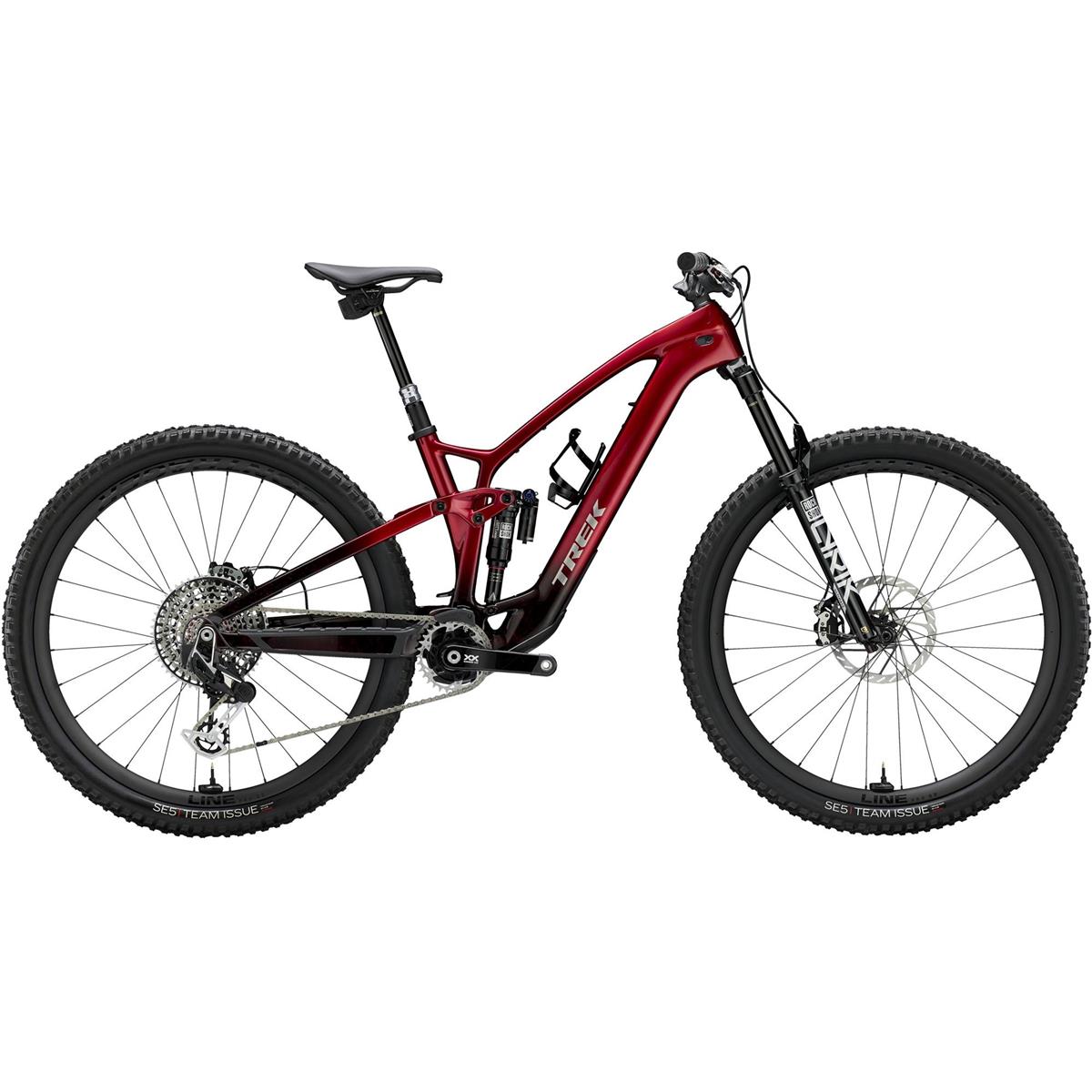 El MTB Trek Fuel EXe 9.9 XX AXS T-Type Red Smoke