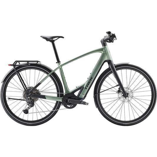 Elcykel Hybrid Trek FX+ 7 Lichen Green Gloss