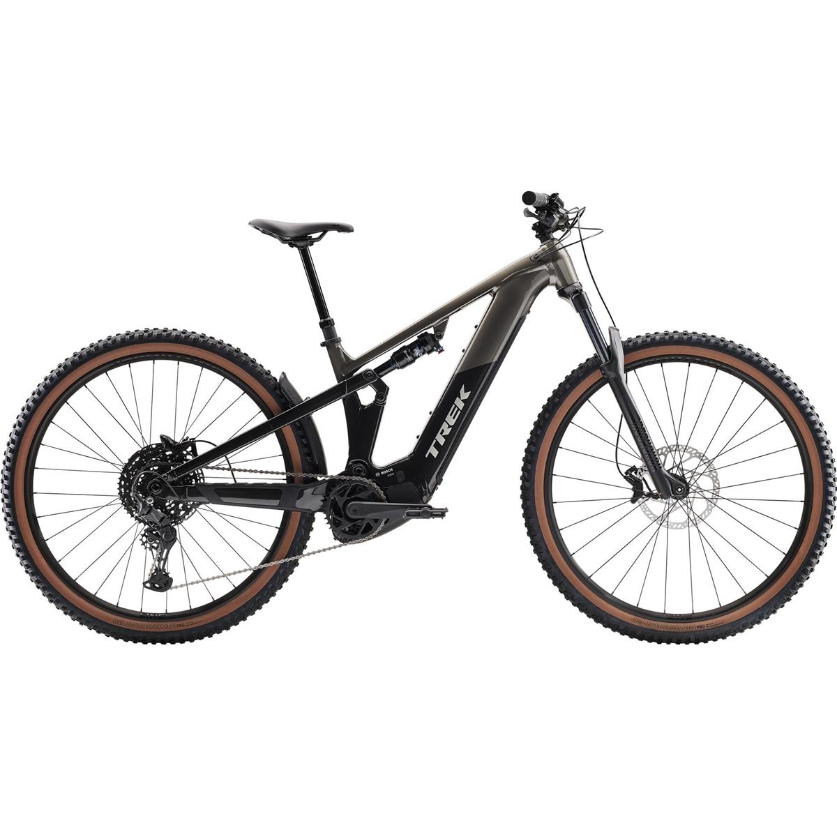 El MTB Trek Powerfly FS+ 4 Gen 4 Mercury/Dark Web