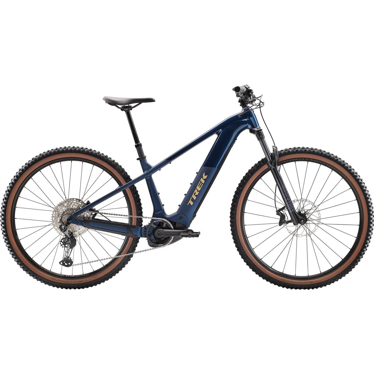 El MTB Trek Powerfly+ 6 Gen 5 Matte/Gloss Mulsanne Blue