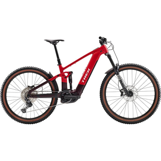 El MTB Trek Rail+ 5 Gen 5 Viper Red