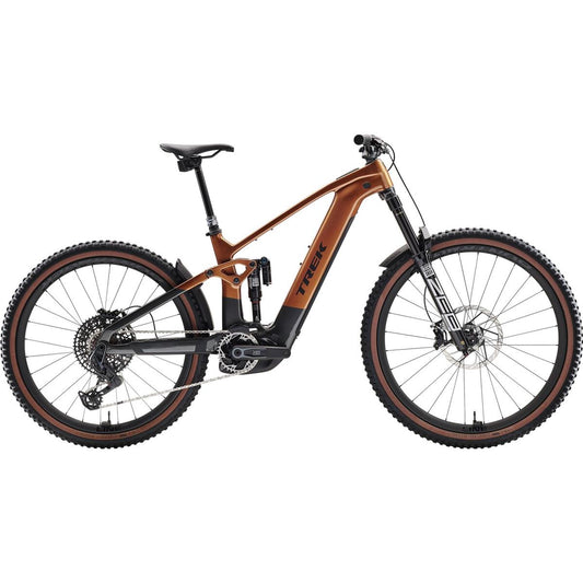 El MTB Trek Rail+ 9.9 X0 AXS T-Type Gen 5 Pennyflake