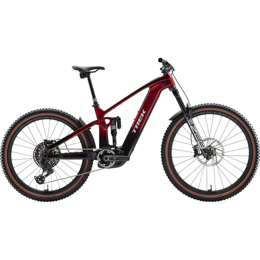 El MTB Trek Rail+ 9.9 X0 AXS T-Type Gen 5 Red Smoke