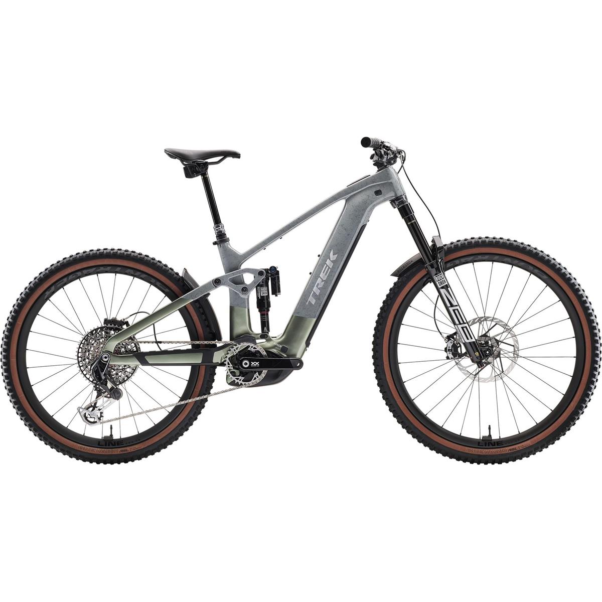 El MTB Trek Rail+ 9.9 XX AXS T-Type Gen 5 Slate