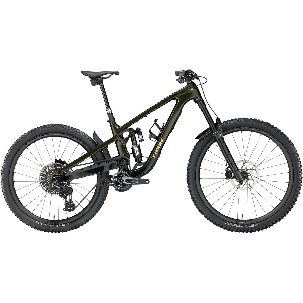 Heldämpad MTB Trek Slash 9.9 X0 AXS T-Type Gen 6 Black Olive