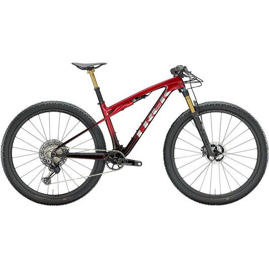 Heldämpad MTB Trek Supercaliber SLR 9.9 XTR Gen 2 Red Smoke Drizzle